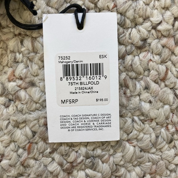 Coach 75th zippered wallet - Picture 3 of 5